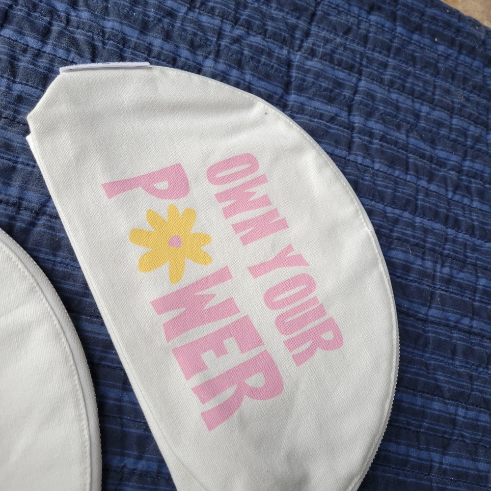 Own Your Power medium pouches BNWT